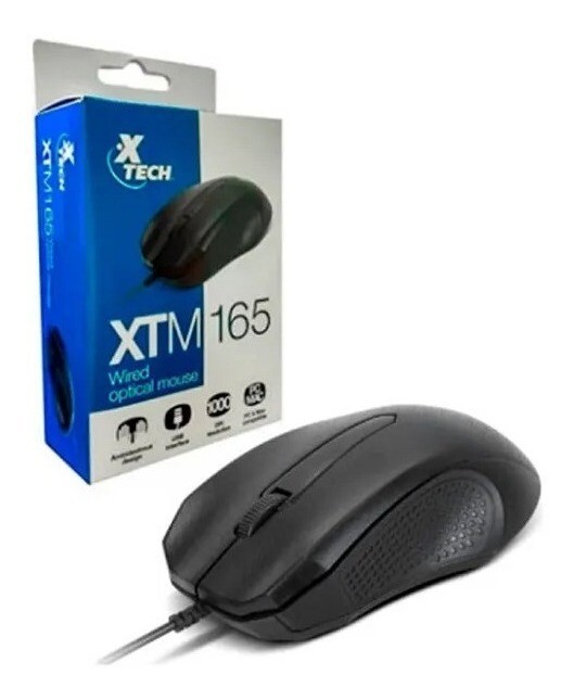 XTECH MOUSE CABLEADO XTM-165 USB DPI 1000