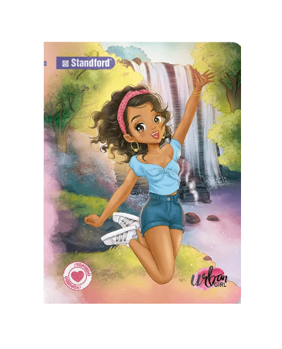 STANDFORD CUADERNO A4 RAYADO URBAN GIRL 84H 