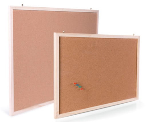 PIZARRA DE CORCHO 40CM X 30CM