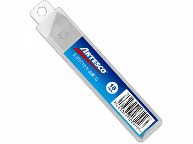 ARTESCO REPUESTO CUTTER 18MM X10UND