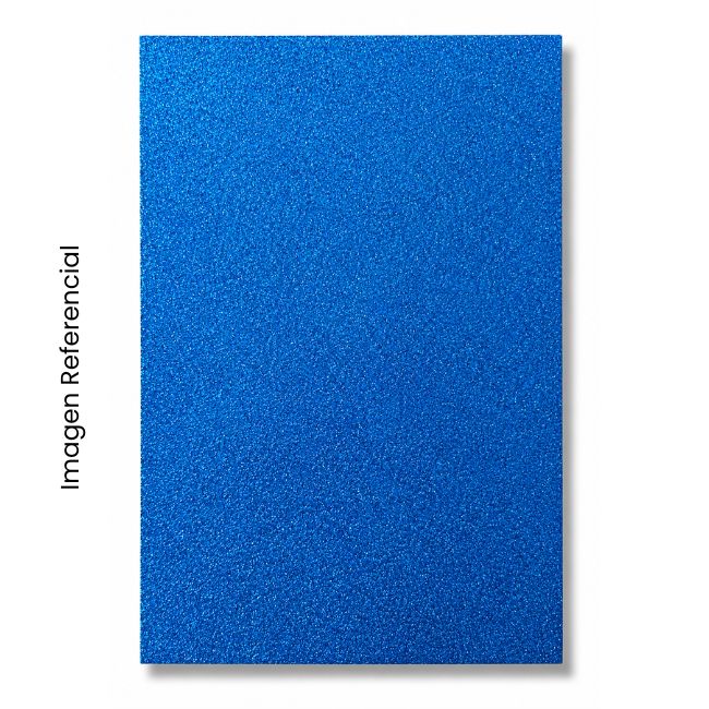 MICROPOROSO A4 ESCARCHADO ADHESIVO AZUL 