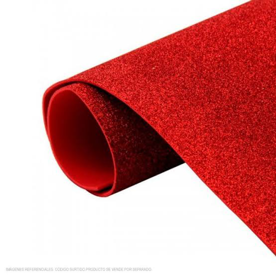 MICROPOROSO A4 ESCARCHADO ADHESIVO ROJO 