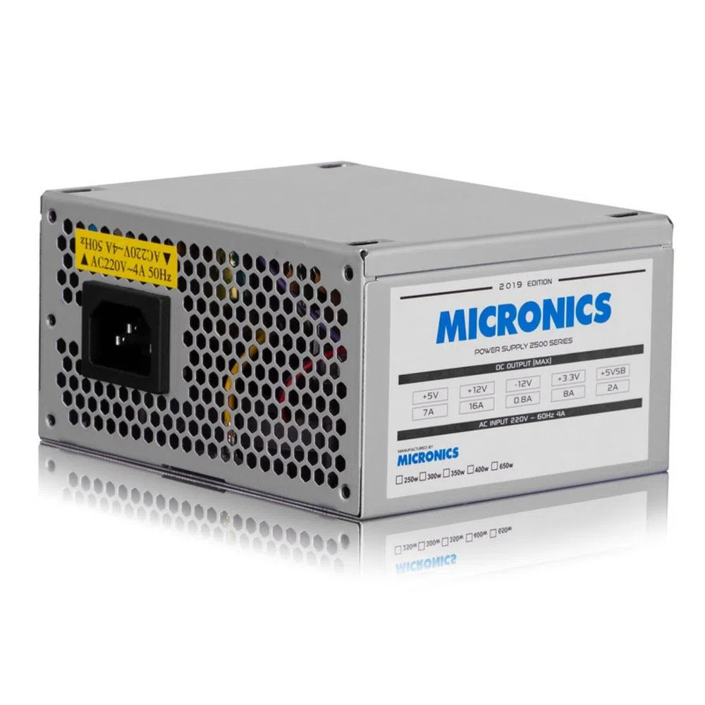 MICRONICS FUENTE DE PODER MICRO ATX SX-250W/650