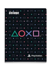 COLLEGE CUADERNO A4 CUADRI PLAY STATION 80H 