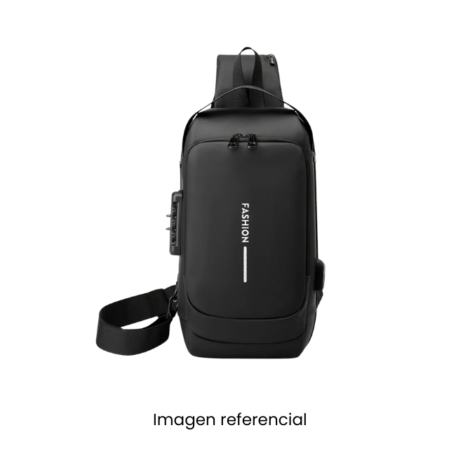 MOCHILA MORRAL ANTIROBO USB CLAVE IMPERMEABLE 
