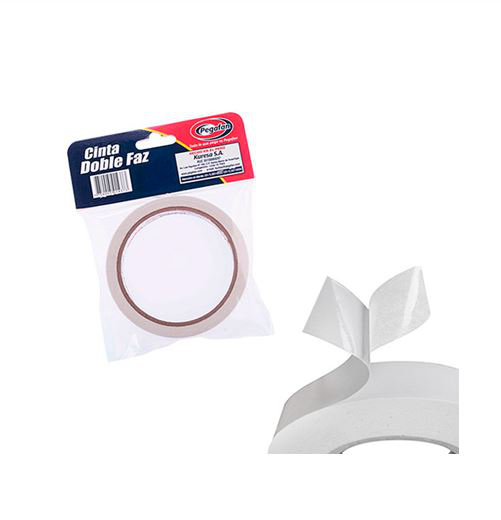PEGAFAN CINTA DOBLE FAZ 1/2PULG X 11YDS