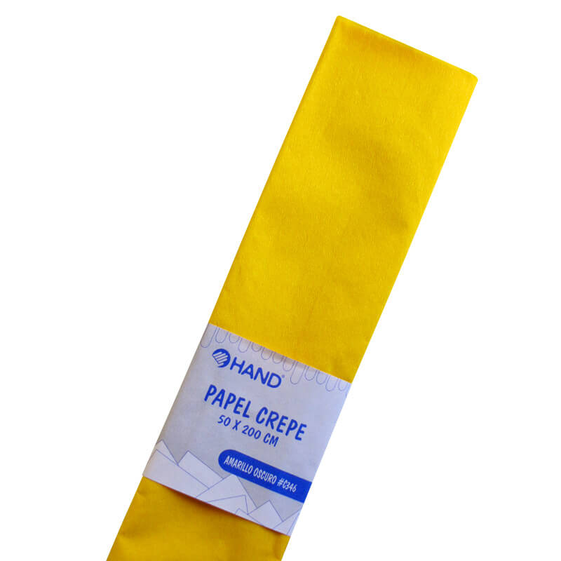 PAPEL CREPE AMARILLO 50X1.50CM