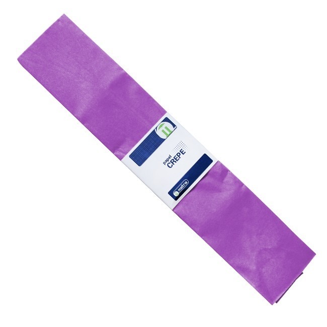 PAPEL CREPE LILA 50X1.50CM