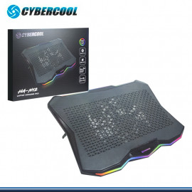 CYBERCOOL COOLER LAPTOP GAMER HA-N12 RGB 100MM X3 VENTILADORES