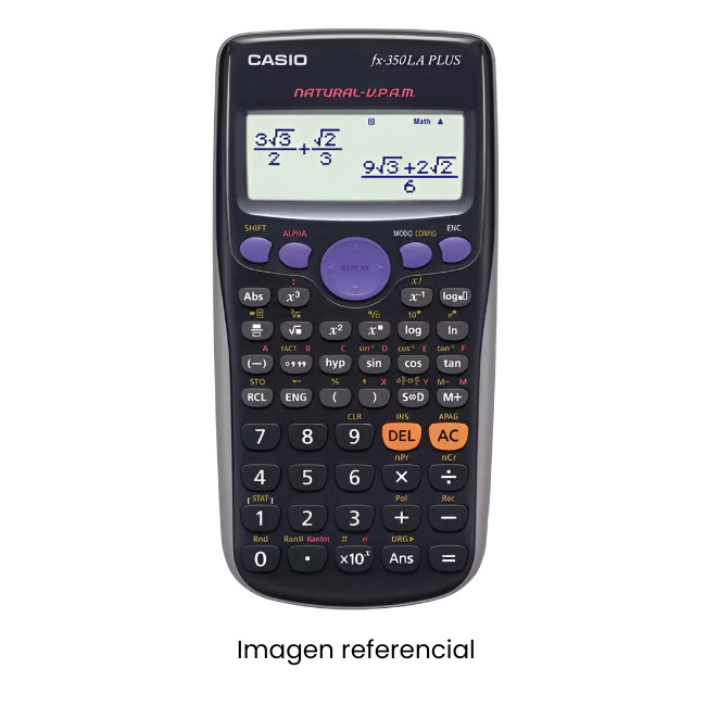 CASIO CALCULADORA CIENTIFICA FX-350LA PLUS BK