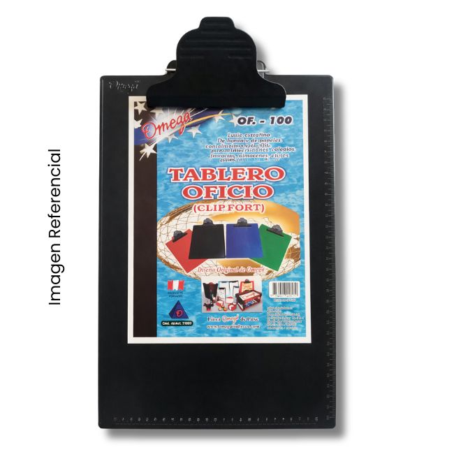 OMEGA TABLERO OFICIO CLIP PORT
