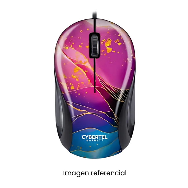 CYBERTEL MOUSE CYB M206 GARNETT USB CABLEADO DISEÑO