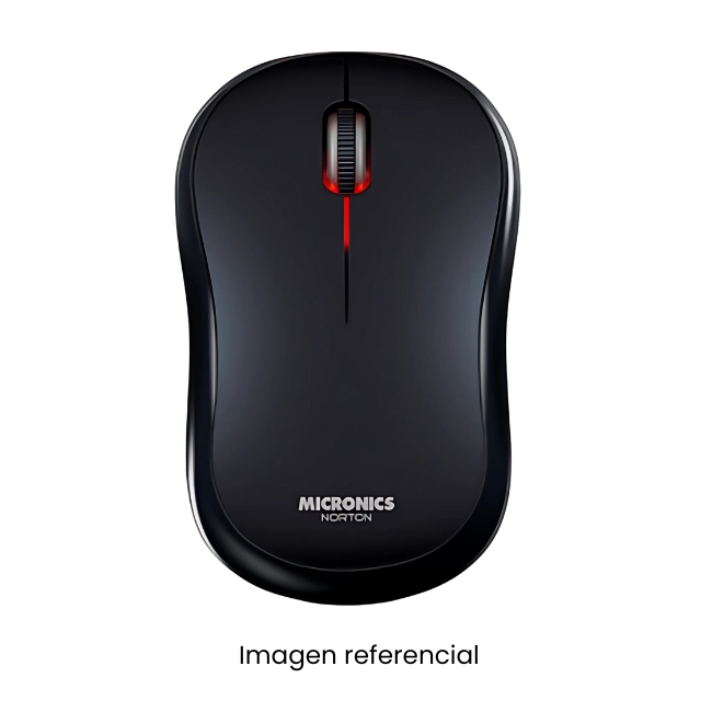 MICRONICS MOUSE NORTON NEGRO MIC M600 USB CABLEADO