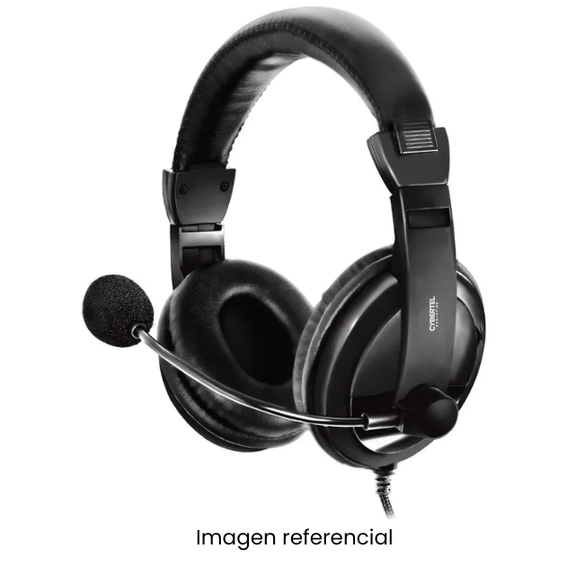 CYBERTEL AUDIFONO GAMER CYB H300 EVOLUTION CABLE NYLON + MICROFONO