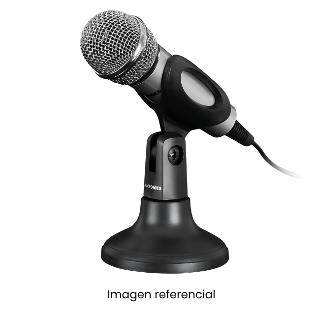 MICRONICS MICROFONO ERUDITO MIC P801 CABLEADO 1.8M + PEDESTAL