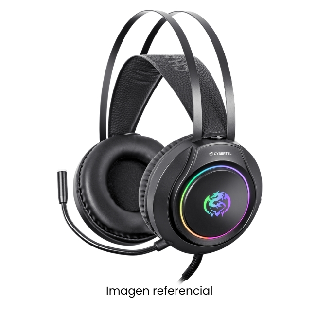 CYBERTEL AUDIFONO GAMER CHAMPION 5.1 CYB HG518U USB + RGB + MICROFONO