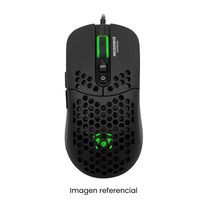 MICRONICS MOUSE GAMER WARRIOR MIC GM827 USB RGB 7B12800DPI 