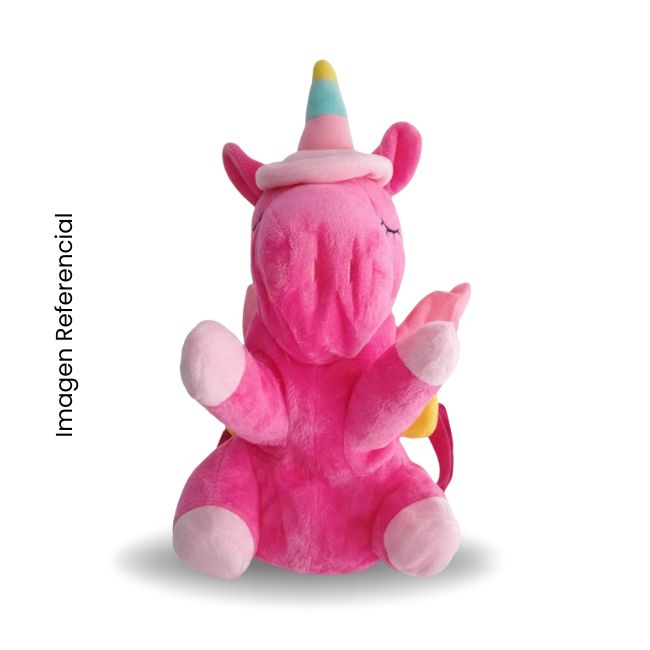 MOCHILA PELUCHE UNICORNIO CTM37 A25