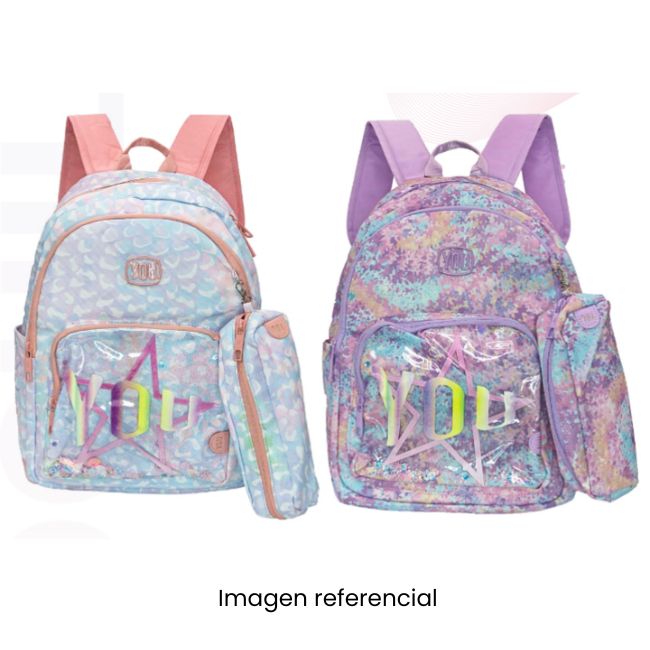 YOU MOCHILA STAR + CARTUCHERA MY-032 A25