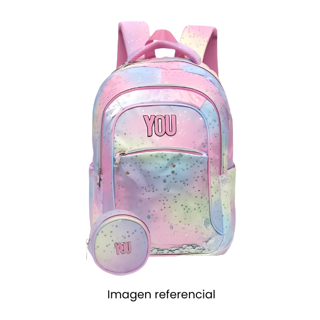 YOU MOCHILA SCHOOL + CARTUCHERA MY-0039 A25