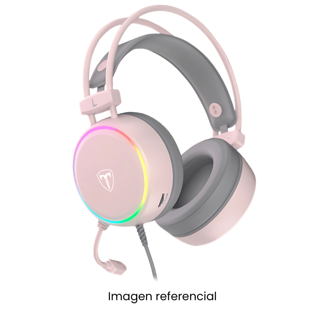 T-DAGGER AUDIFONO GAMER SONA T-RGH304P PINK