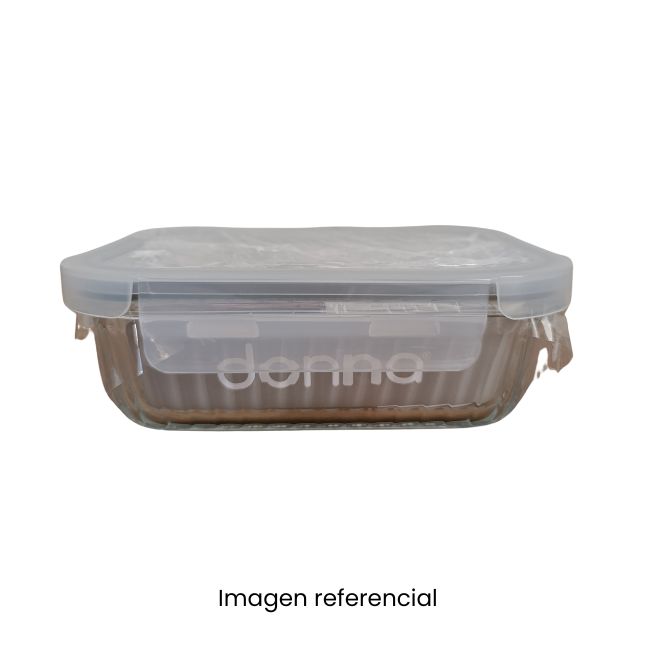 DONNA TAPER HERMETICO RECTANG TAUPE 640ML 