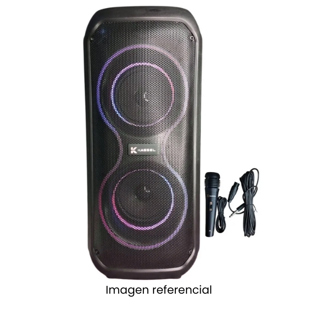KASSEL PARLANTE PORTATIL K2410 2X4 PULG RGB TWS TIPO C