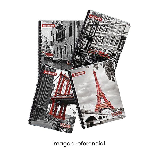 STANDFORD CUADERNO ESPIRAL B5 120HJ URBAN