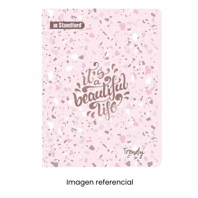 STANDFORD CUADERNO A4 T/RENGLON C/SOMBRA TRENDY 84H 