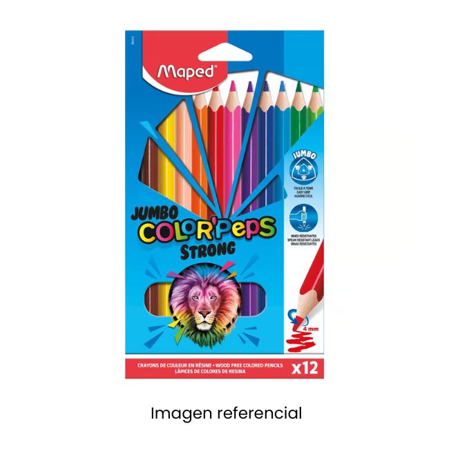 MAPED COLORES STRONG JUMBO X12