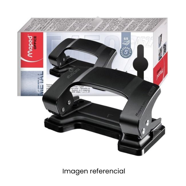 MAPED PERFORADOR ESSENTIALS METAL 6/8 HOJAS
