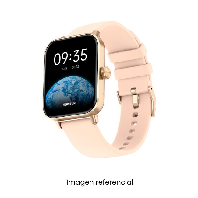 MOVISUN SMARTWATCH U5 TFT 1.83 PULG BLUETOOTH LLAMADAS IP67 NEGRO/ROSADO