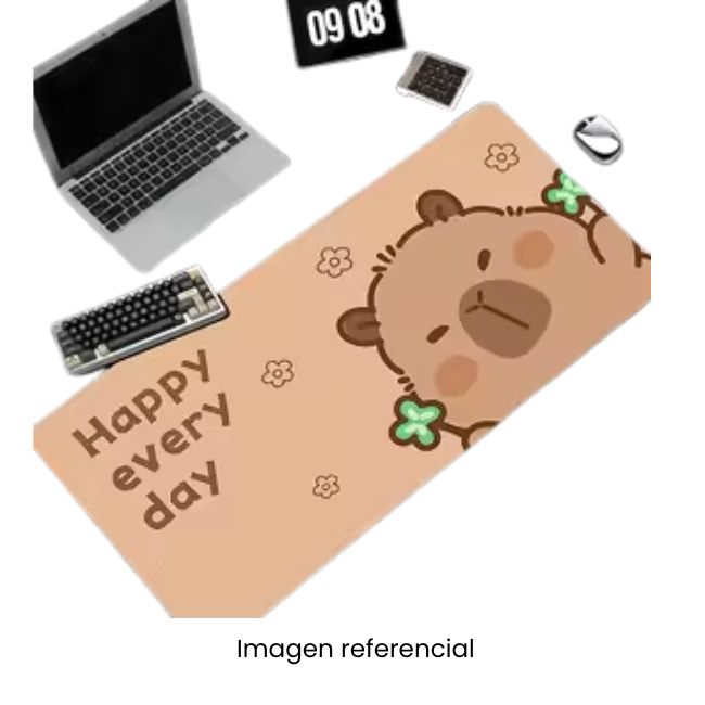 PAD MOUSE KAWAII CAPIBARA 60CMX30CM