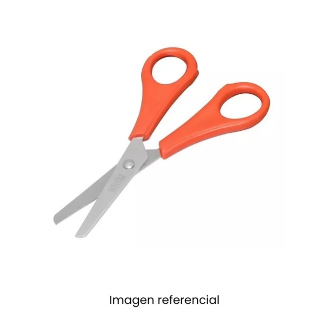 TIJERA ESCOLAR NARANJA ECO
