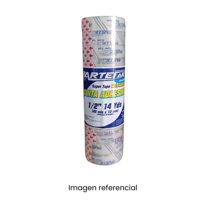 ARTEFAN CINTA ADH 1/2PULG X 14YDS PQTX12
