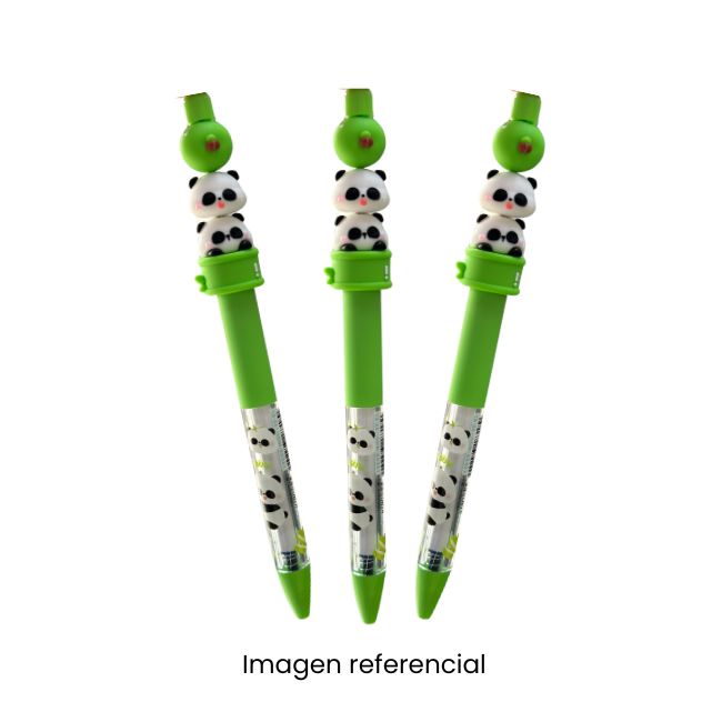 KAWAII LAPICERO TINTA GEL AZUL PANDA GUOGUO 1023083