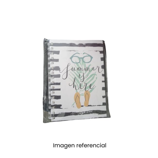 KAWAII CUADERNO ANILLADO 100 HOJAS # LETRAS 1023071