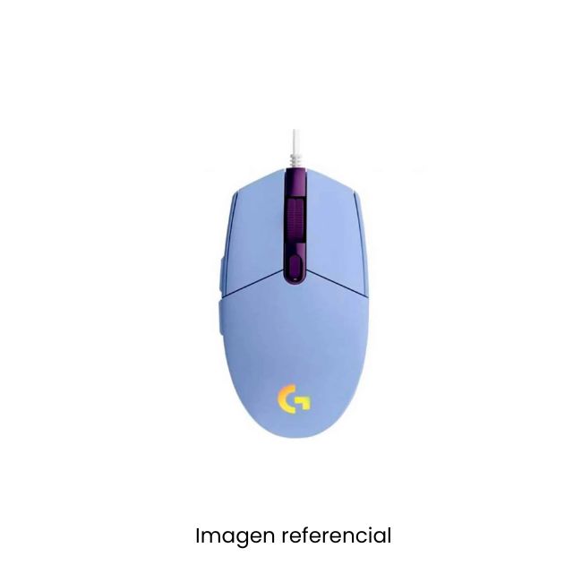 LOGITECH MOUSE GAMER G203 LILA LIGHTSYNC 8000DPI 6BOT