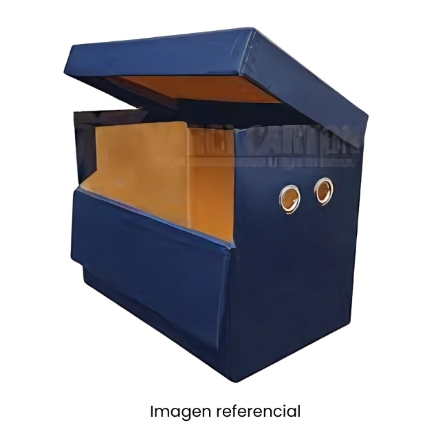 CAJA ARCHIVERA DE CARTON PRENSADO VERDE 25x34x34cm