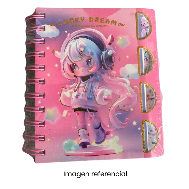KAWAII CUADERNO ANILLADO A6 126 H DREAM 1023158
