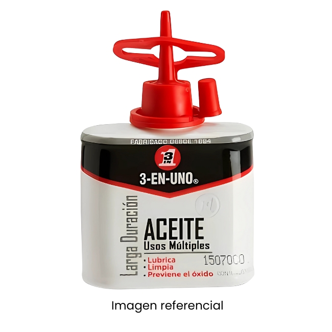 3-EN-UNO ACEITE MULTIUSOS 30ML LUBRICA+LIMPIA+PREVIENE OXIDO