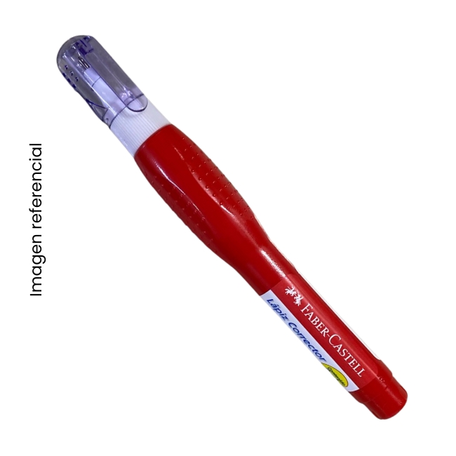 FABER CASTELL CORRECTOR TIPO LAPICERO CON GRIP 9ML - NUEVO