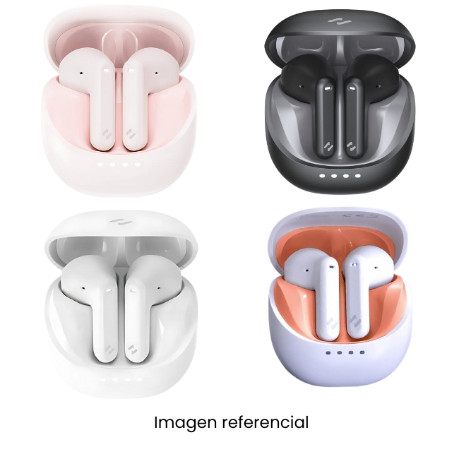 HAVIT AUDIFONO TW931 INALAMBRICO BLUETOOTH5.4 10MM 30HR TIPO-C BLANCO ROSA/NARANJA/NEGRO