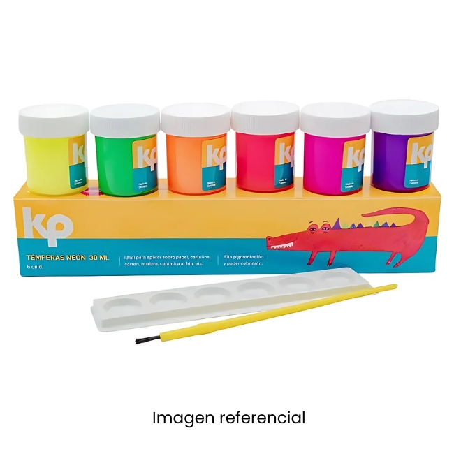 KP TEMPERAS 30ML NEON CAJAX06