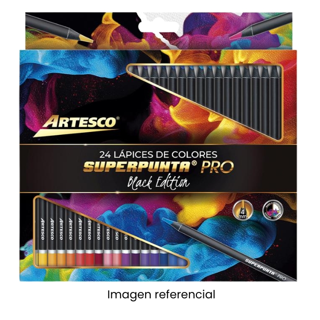 ARTESCO COLORES LARGO SUPER PUNTA PRO X24 4MM