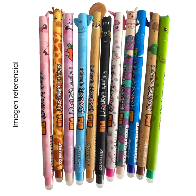 ARTESCO BOLIGRAFO BORRABLE FUN DISEÑO 