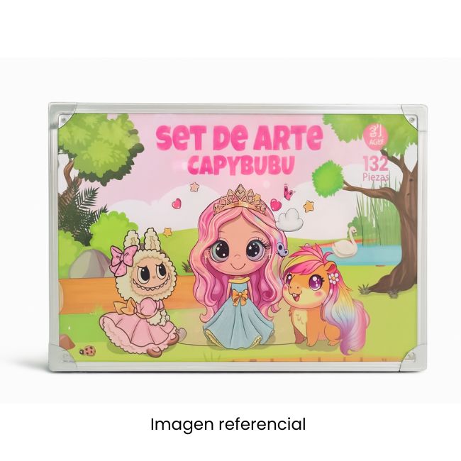 MEGA SET DE ARTE CAPIBUBU - 132 PIEZAS