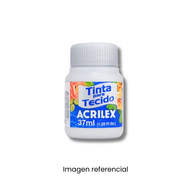 ACRILEX PLATEADO CINZA CLARO 627 PINTURA PARA TELA 37 ML