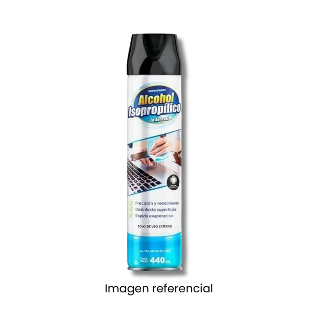 ALCOHOL ISOPROPÍLICO AEROSOL 440 ML