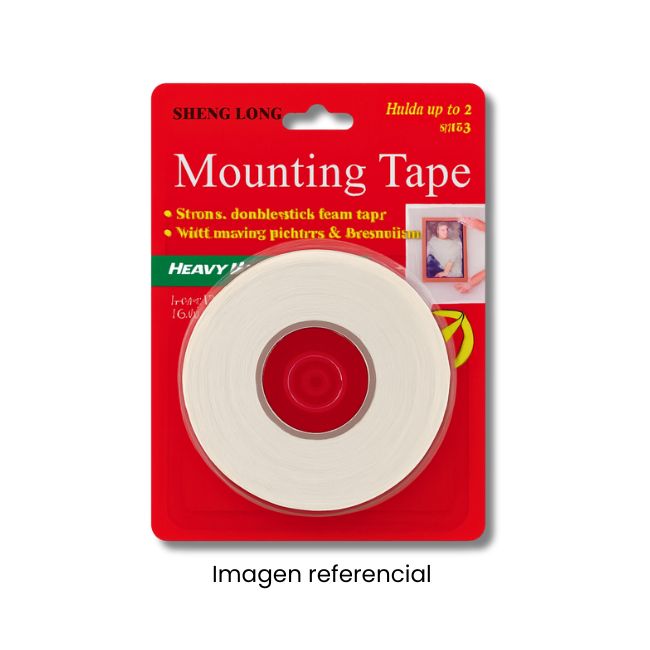 MOUNTING TAPE CINTA DOBLE FAZ 18mm X 05YDS 